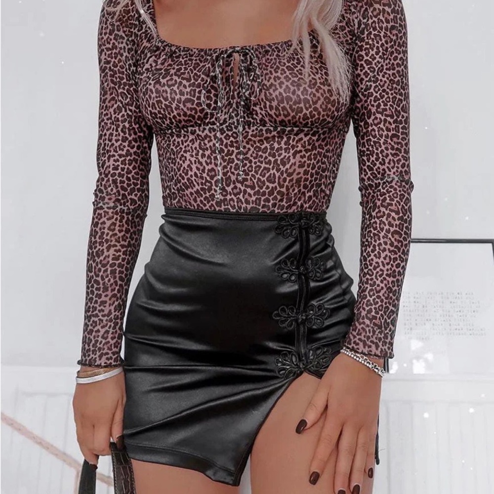 Motel Janina Top Rar Leopard